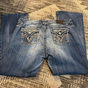 Vigoss Blue Embellished Women Jeans